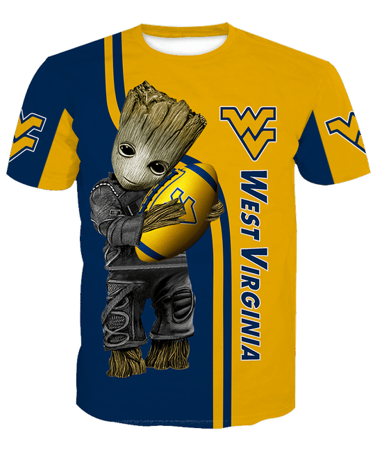 Baby Groot West virginia mountaineers 3d all over print hoodie 5 Baby Groot West virginia mountaineers 3d all over print hoodie4