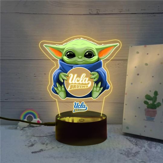 Baby Yoda UCLA Bruins NCAA led lamp