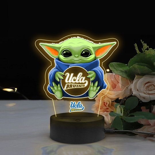Baby Yoda UCLA Bruins NCAA led lamp1