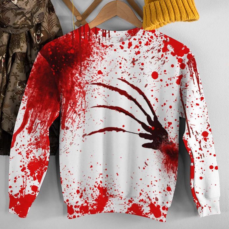 Blood Hallowwen Horror Im fine its fine everything is fine 3d shirt hoodie 5