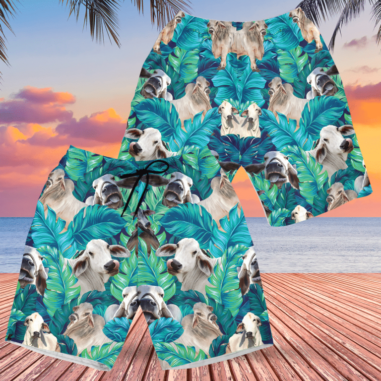 Brahman Cattle Lovers Hawaiian Short
