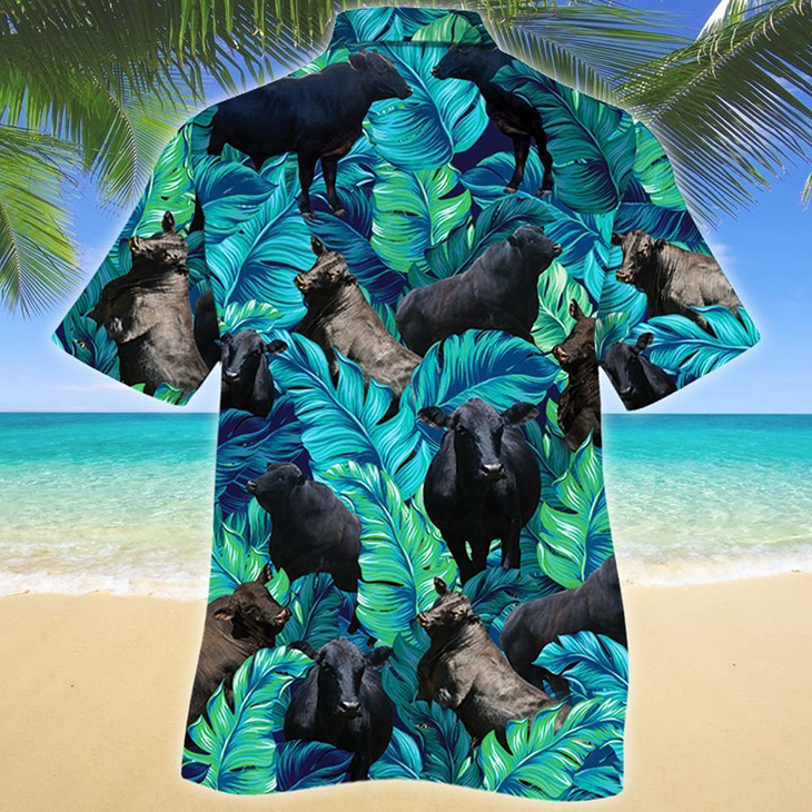 Brangus Cattle Hawaiian Shirt 3 Brangus Cattle Lovers Hawaiian Shirt1