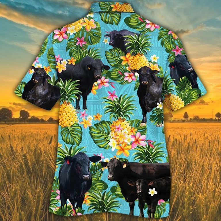 Brangus cattle pineapple Hawaiian shirt 1 Brangus cattle pineapple Hawaiian shirt 1