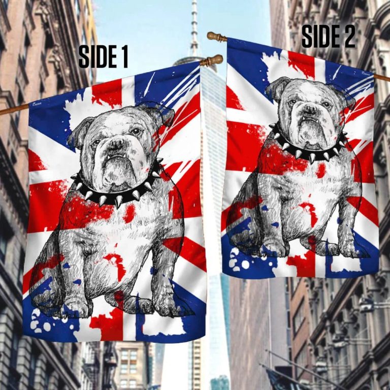 British UK Proud Bulldog Flag 2