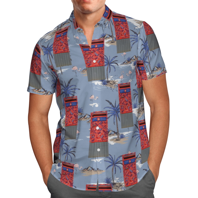Canada post anti graffiti mail box hawaiian shirt1