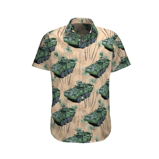 Canadian army lav iii light armoured vehicle hawaiian shirt 1