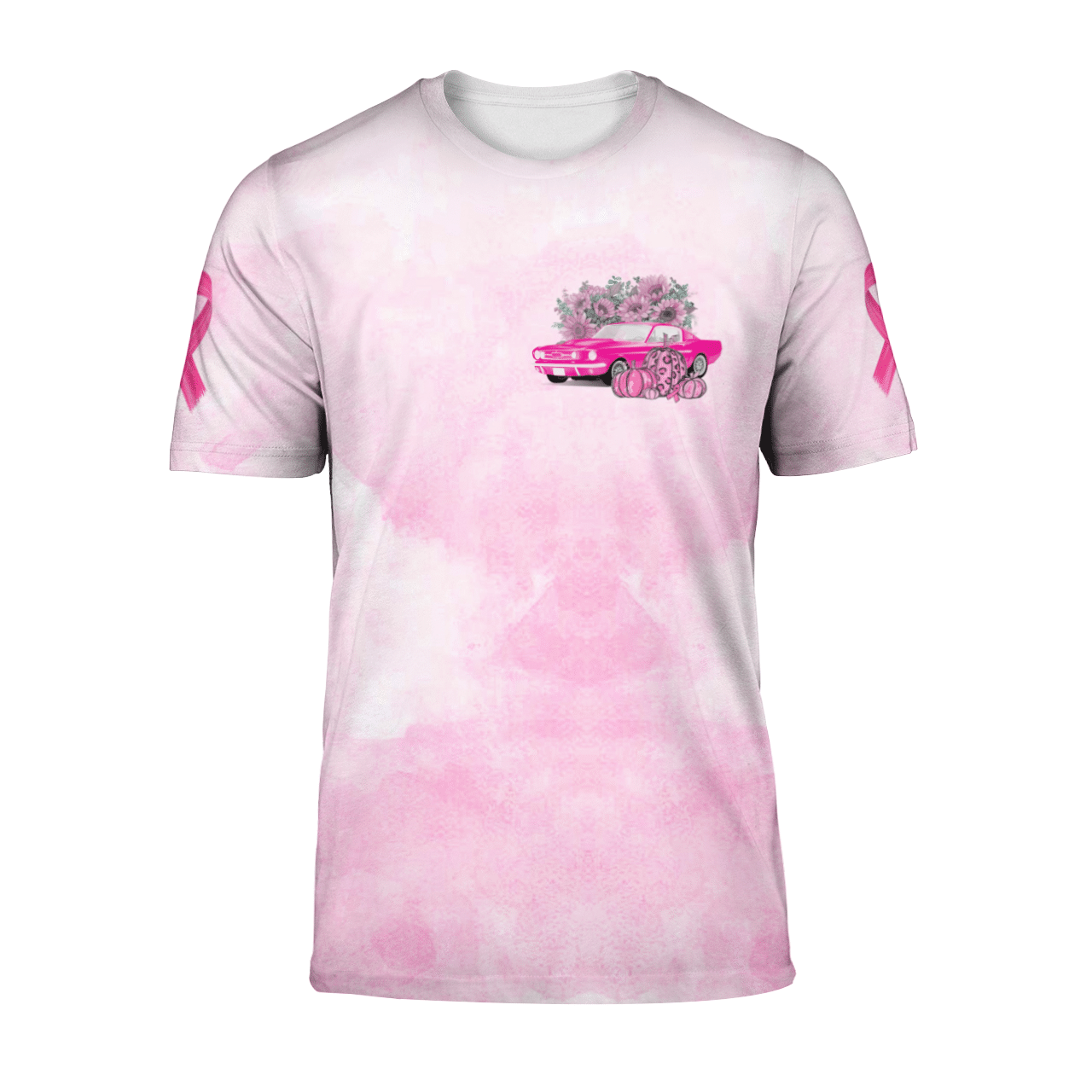 Car pumpkin in October we wear pink 3d T shirt 4 Car pumpkin in October we wear pink 3d T shirt 3