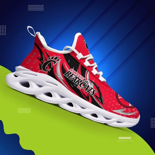 Cincinnati bearcats max soul clunky shoes 3 Cincinnati bearcats max soul clunky shoes2