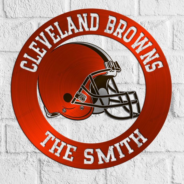 Cleveland Browns customized cut metal sign wall decor 5 Cleveland Browns customized cut metal sign wall decor2