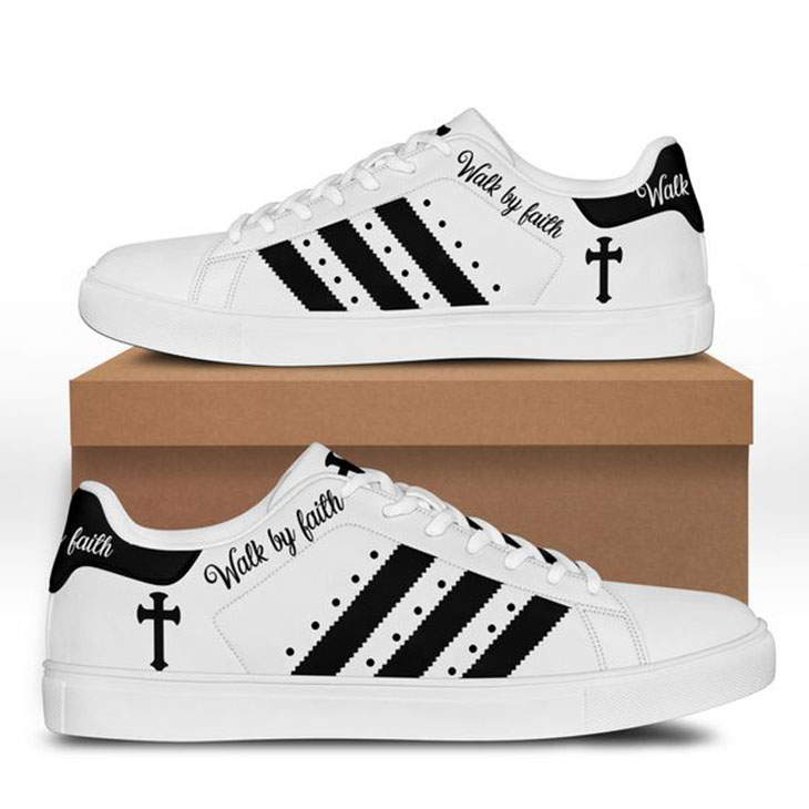 Cross Jesus Walk BY Faith Stan Smith Low Top Shoes1