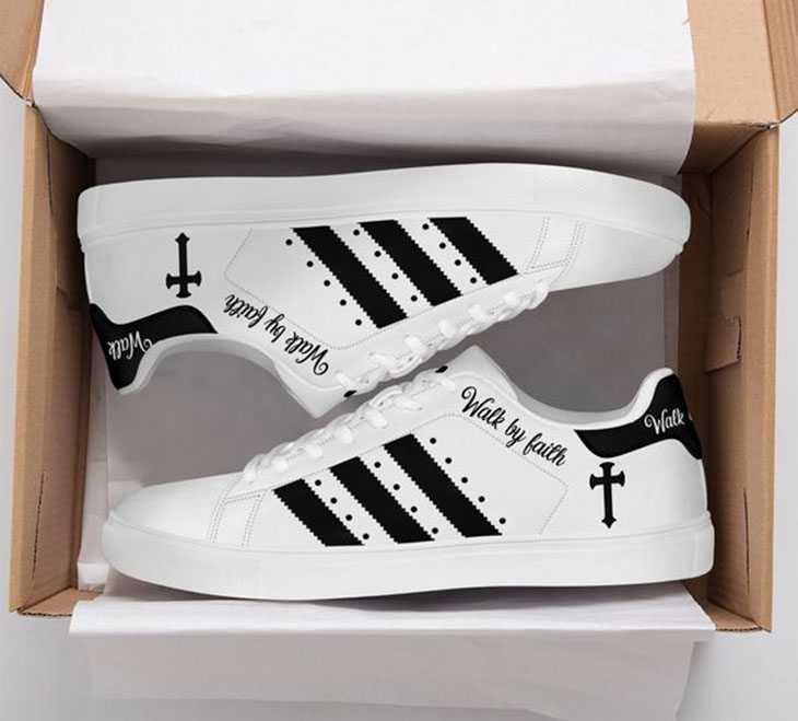 Cross Jesus Walk BY Faith Stan Smith Low Top Shoes3