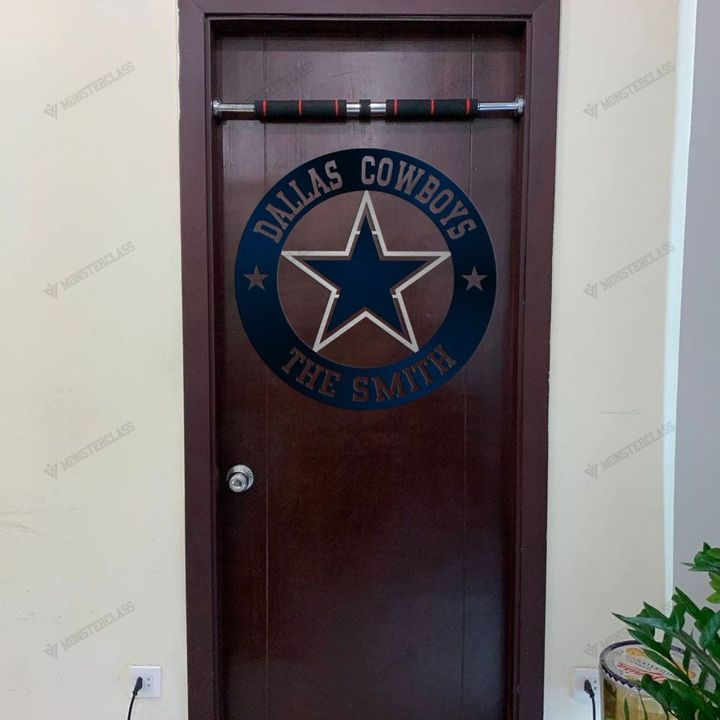 Dallas Cowboys customized cut metal sign wall decor1