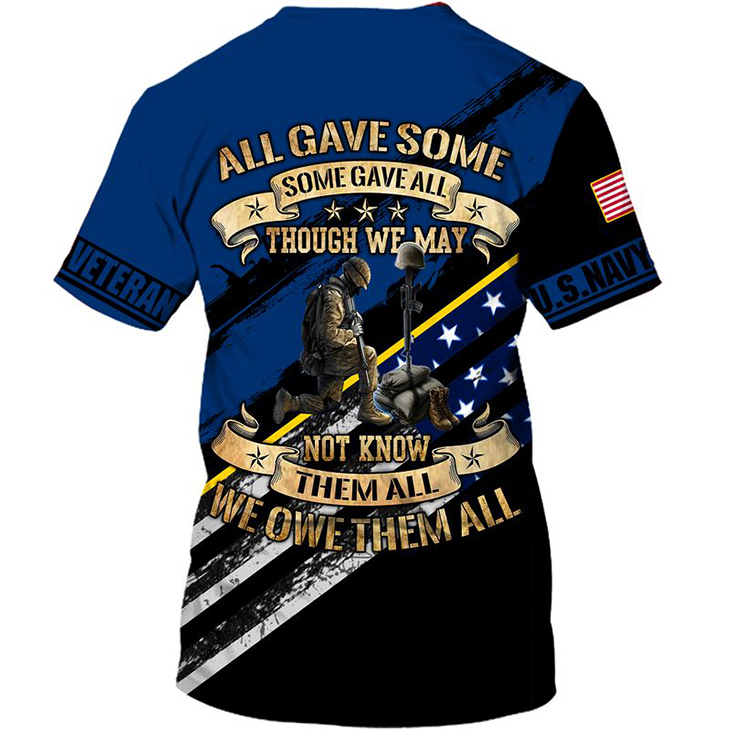 US Navy Veteran Honor The Fallen 3D Hoodie And Shirt 5 Eagle American Flag Navy Veteran Honor The Fallen 3D Hoodie And Shirt3