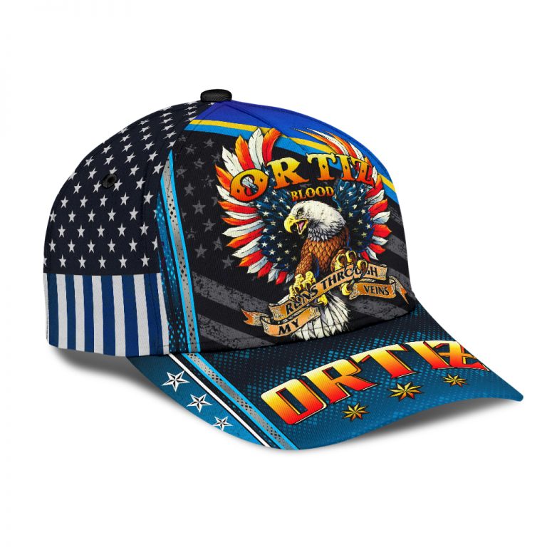 Eagle Ortiz blood run through my veins cap hat 2