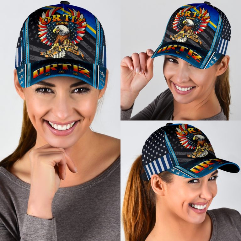 Eagle Ortiz blood run through my veins cap hat 5