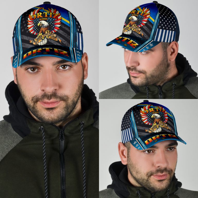 Eagle Ortiz blood run through my veins cap hat 6