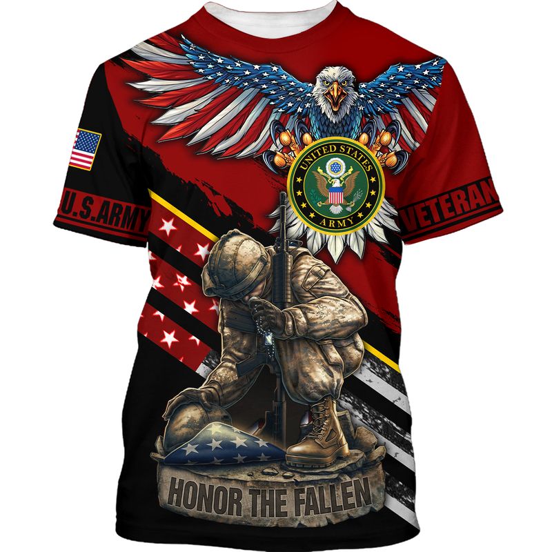 Firefighter Honor the fallen Army Veteran Eagle 3d shirt hoodie 3 Firefighter Honor the fallen Army Veteran Eagle 3d shirt hoodie 2