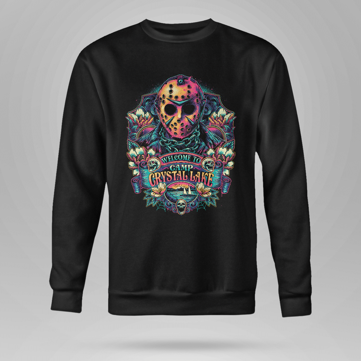 Friday the 13th Jason Voorhees Welcome to camp crystal lake shirt hoodie 3 Friday the 13th Jason Voorhees Welcome to camp crystal lake shirt hoodie 2