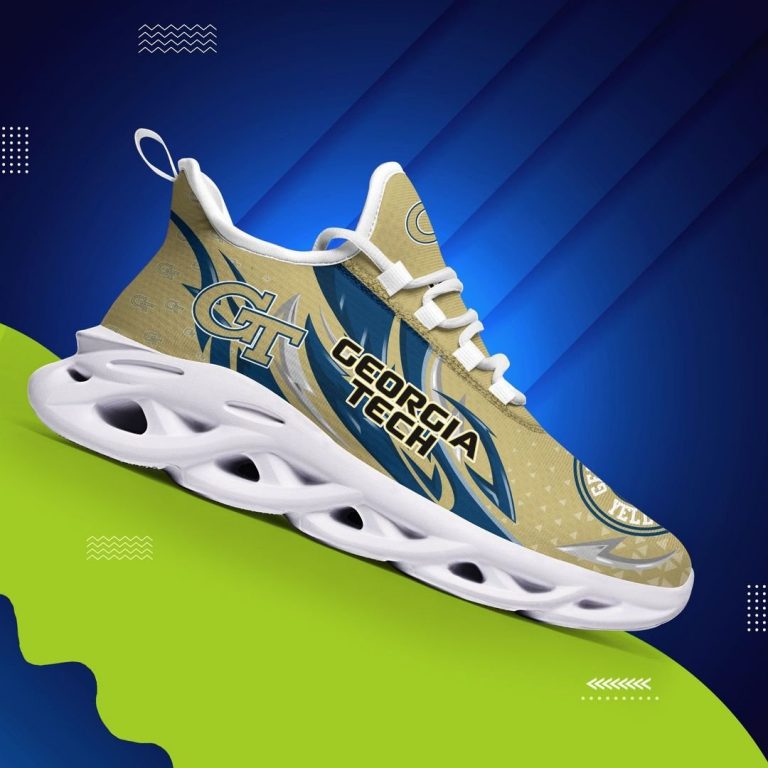 Georgia Tech Logo On Clunky Max Soul Shoes 2