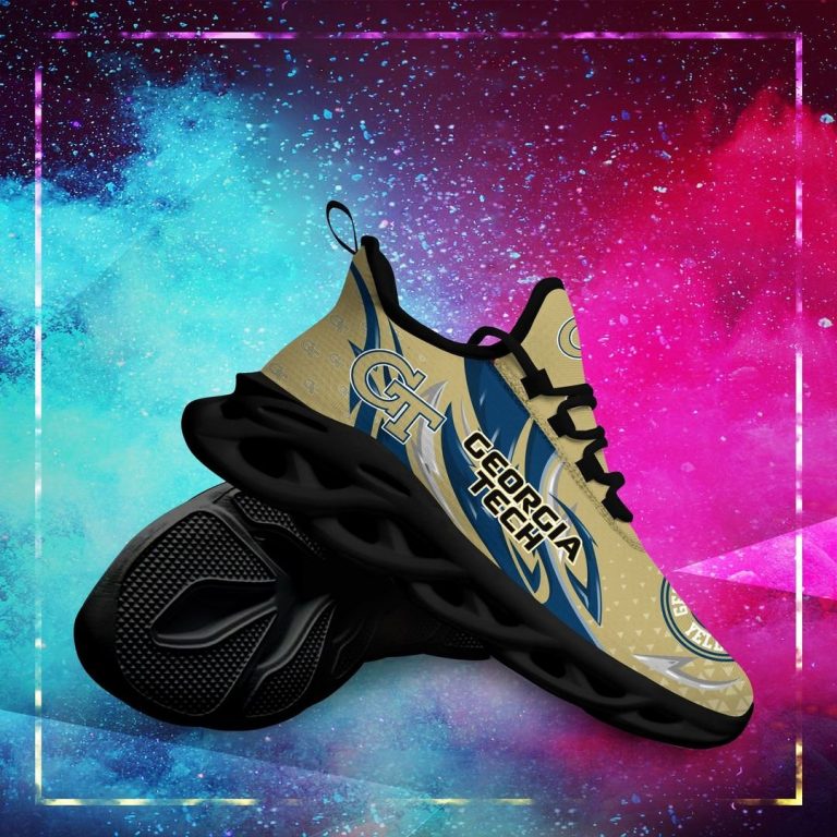 Georgia Tech Logo On Clunky Max Soul Shoes 3