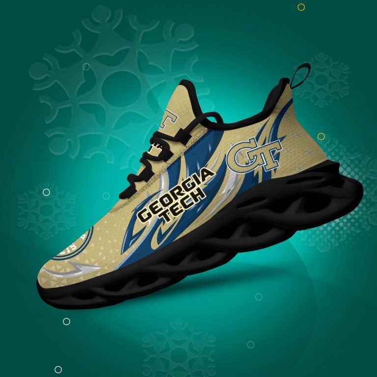 Georgia Tech Logo On Clunky Max Soul Shoes