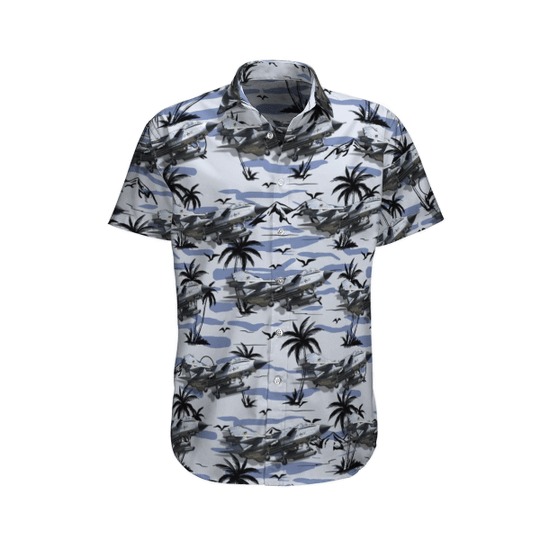 German air force luftwaffe panavia tornado ecr hawaiian shirt 1