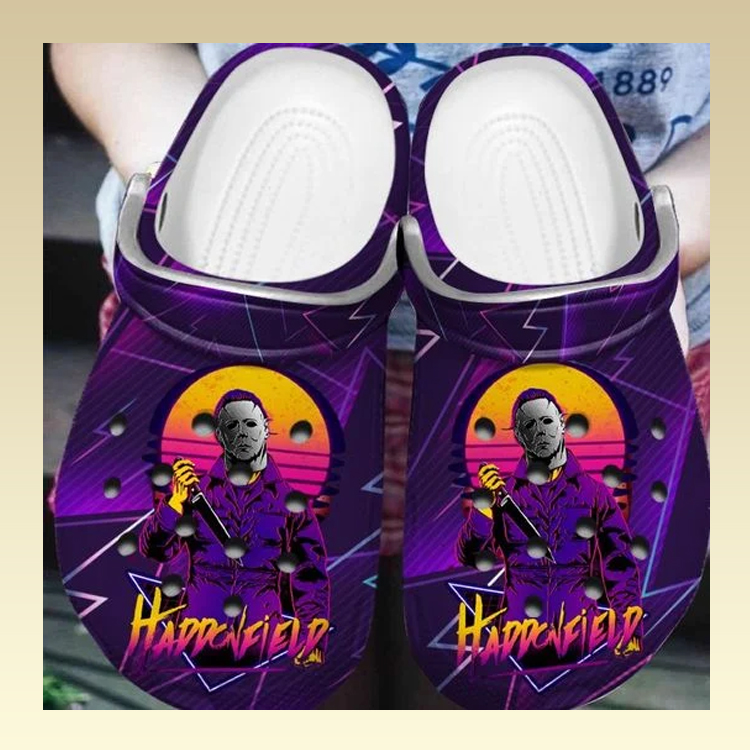 HaddonField Michael Myers Crocband Clog Shoes 4 HaddonField Michael Myers Crocband Clog Shoes 1