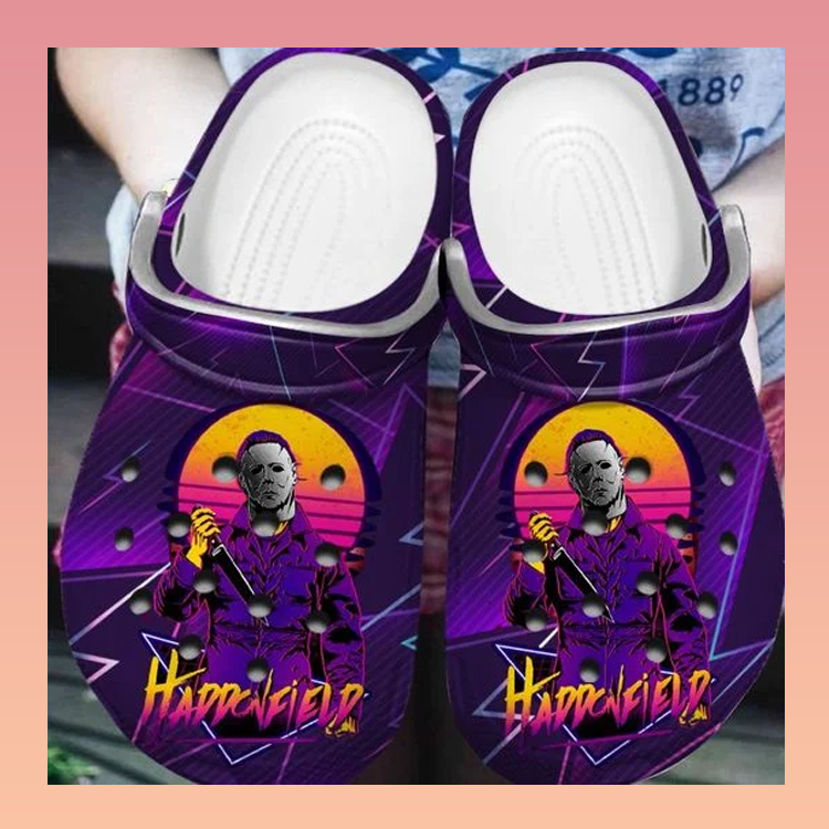 HaddonField Michael Myers Crocband Clog Shoes 3 HaddonField Michael Myers Crocband Clog Shoes 2