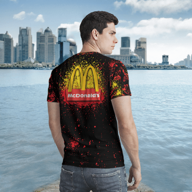Halloween Mcdonald's Jason Voorhees Michael Myers 3d shirt 4 Halloween Mcdonalds Jason Voorhees Michael Myers 3d Tshirt2