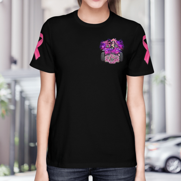Halloween jeep Fight like girl 3d T shirt 2