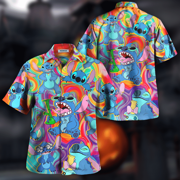 Happy Groovy Stitch Hawaiian Shirt 7 Happy Groovy Stitch Hawaiian Shirt2