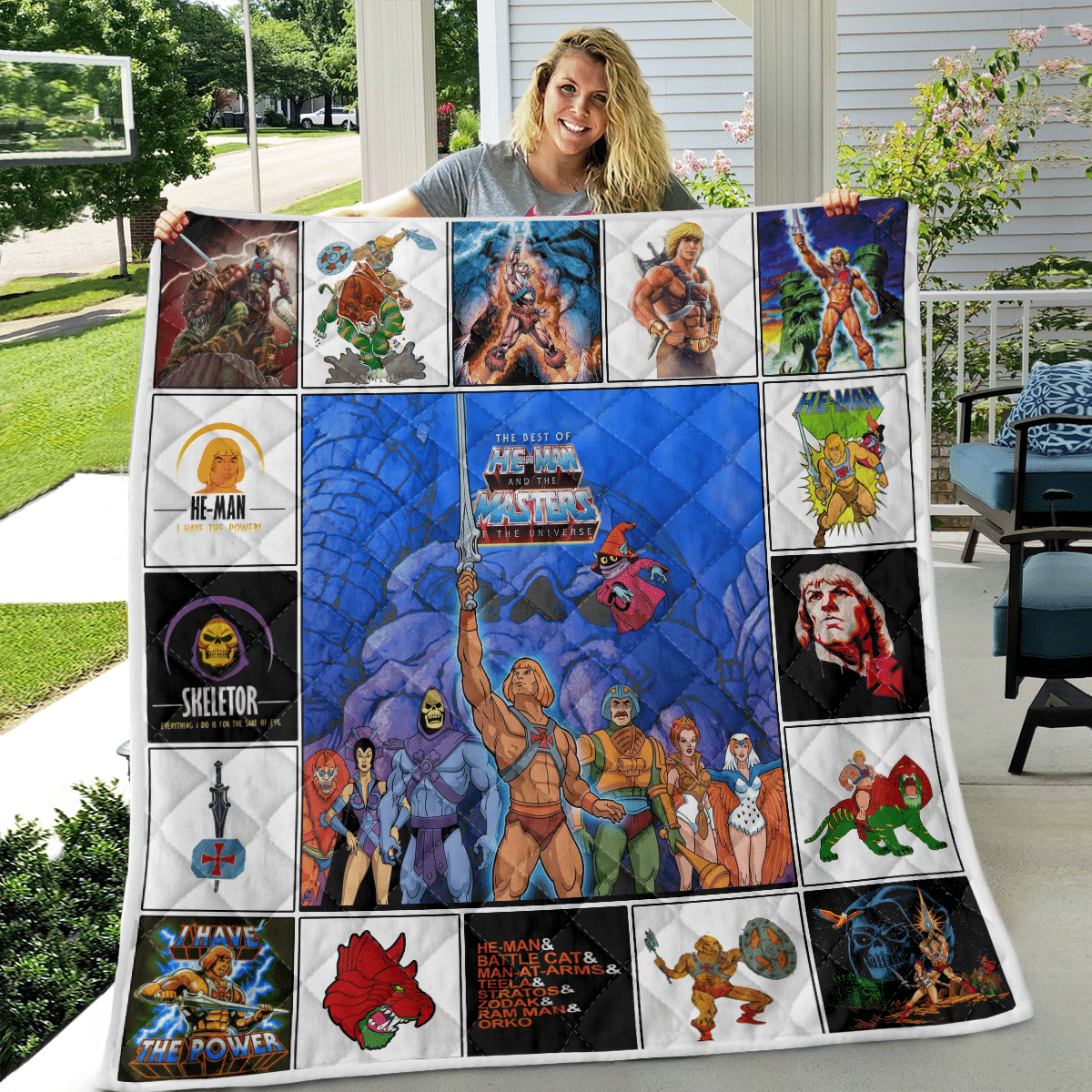 He Man and The Masters of The Universe quilt blanket 2