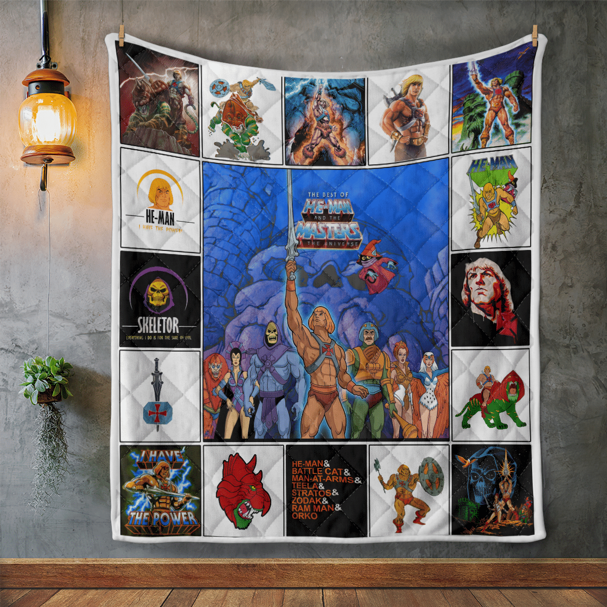 He Man and The Masters of The Universe quilt blanket 4 He Man and The Masters of The Universe quilt blanket