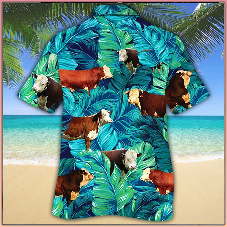 Hereford Cattle Hawaiian Shirt 5 Hereford Cattle Lovers Hawaiian Shirt3