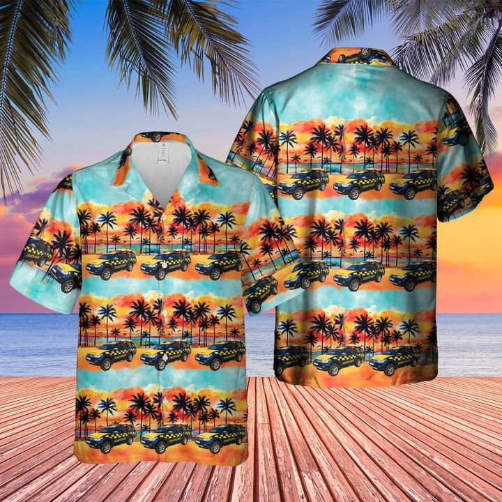 Hm coastguard search and rescue vehicles hawaiian shirt