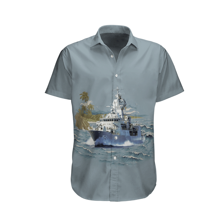 Hmas anzac royal australian navy hawaiian shirt