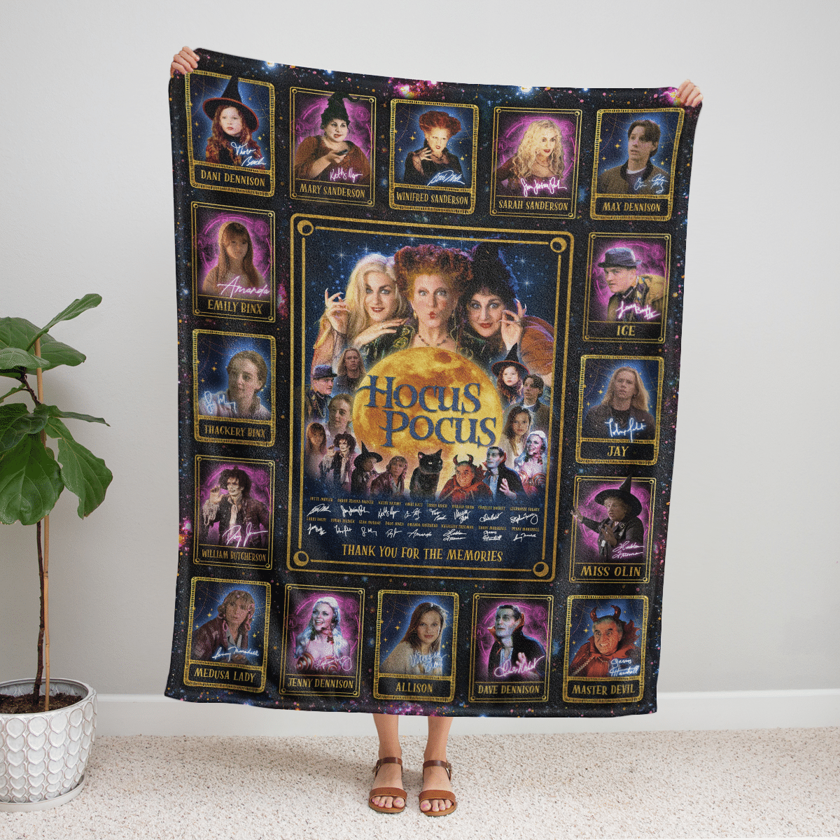 Hocus Pocus Thank you for the memories fleece blanket 9 Hocus Pocus Thank you for the memories fleece blanket