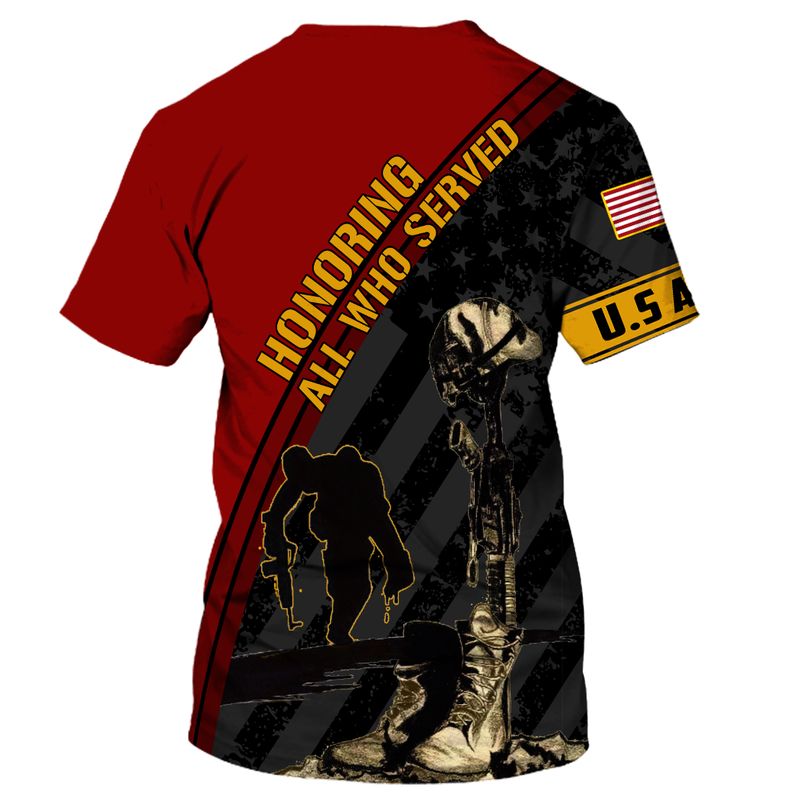 Honoring all who served US Army Veteran 3d shirt hoodie 3 Honoring all who served US Army Veteran 3d shirt hoodie 2