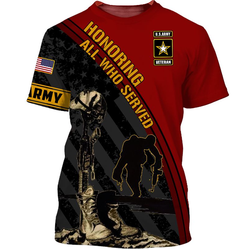 Honoring all who served US Army Veteran 3d shirt hoodie 17 Honoring all who served US Army Veteran 3d shirt hoodie 3
