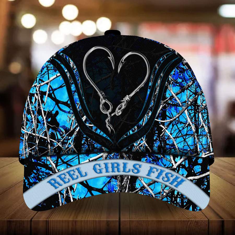 Hook Couple Reel girls fish custom personalized name cap 3 Hook Couple Reel girls fish custom personalized name cap 2