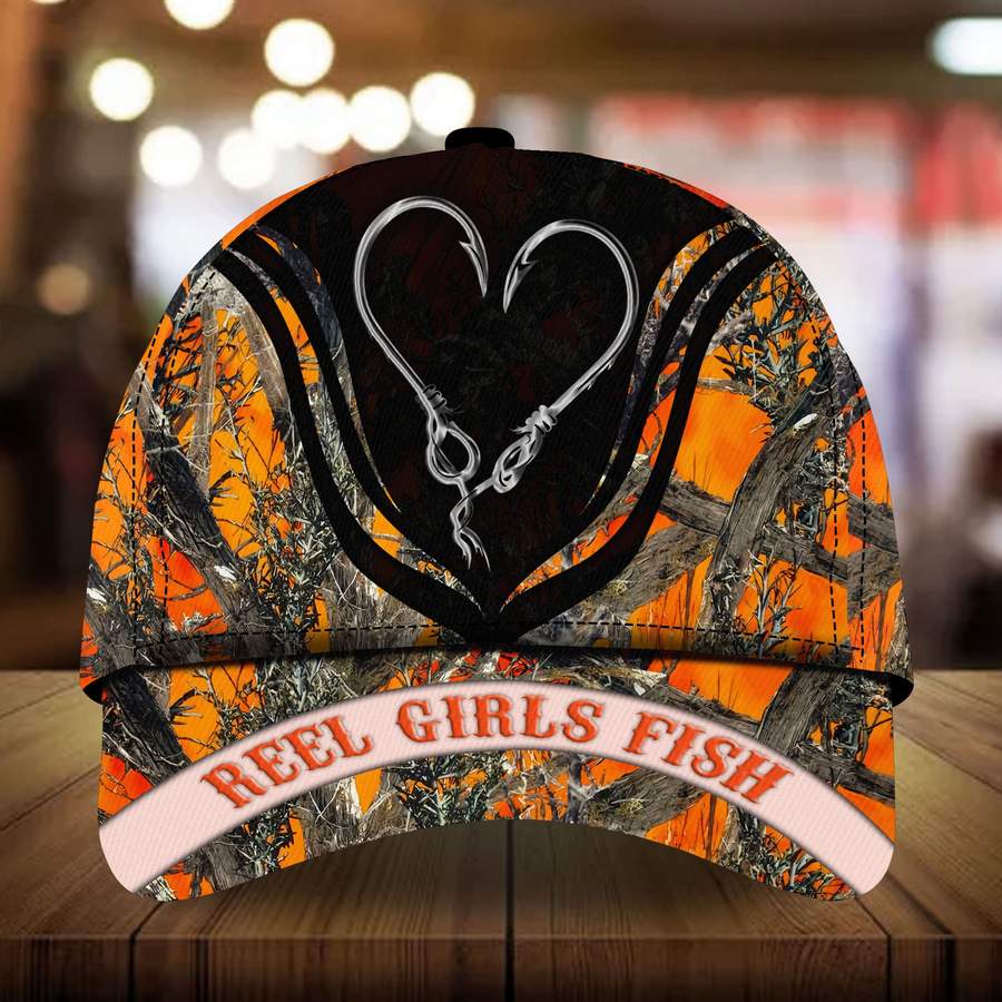 Hook Couple Reel girls fish custom personalized name cap 5 Hook Couple Reel girls fish custom personalized name cap 4