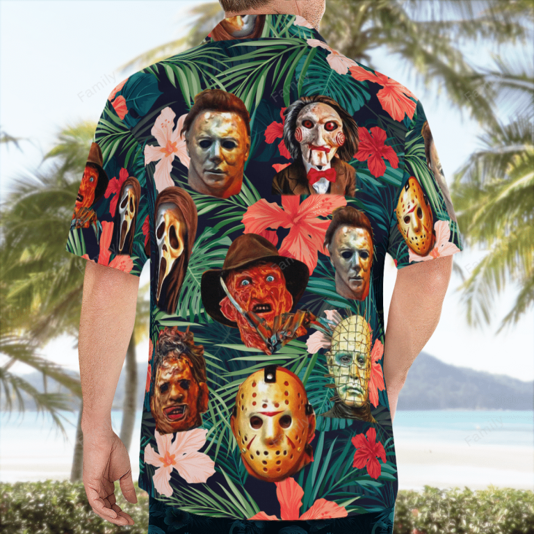 Horror Characters Hawaiian shirt 3
