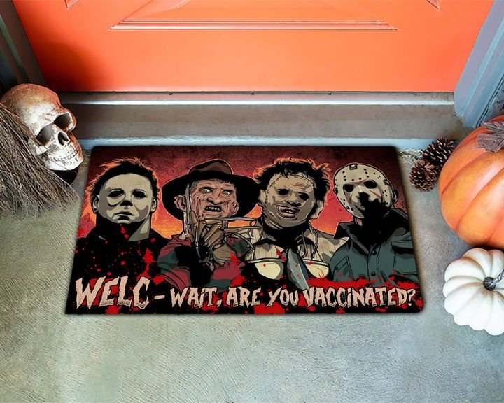 Horror Squad Are You Vaccinated Doormat1