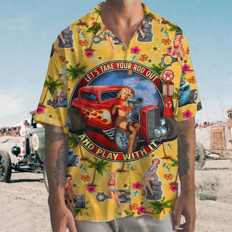Hot Rod Let's Take Your Rod Out And Play With It yellow Hawaiian Shirt 4 Hot Rod Lets Take Your Rod Out And Play With It yellow Hawaiian Shirt 4