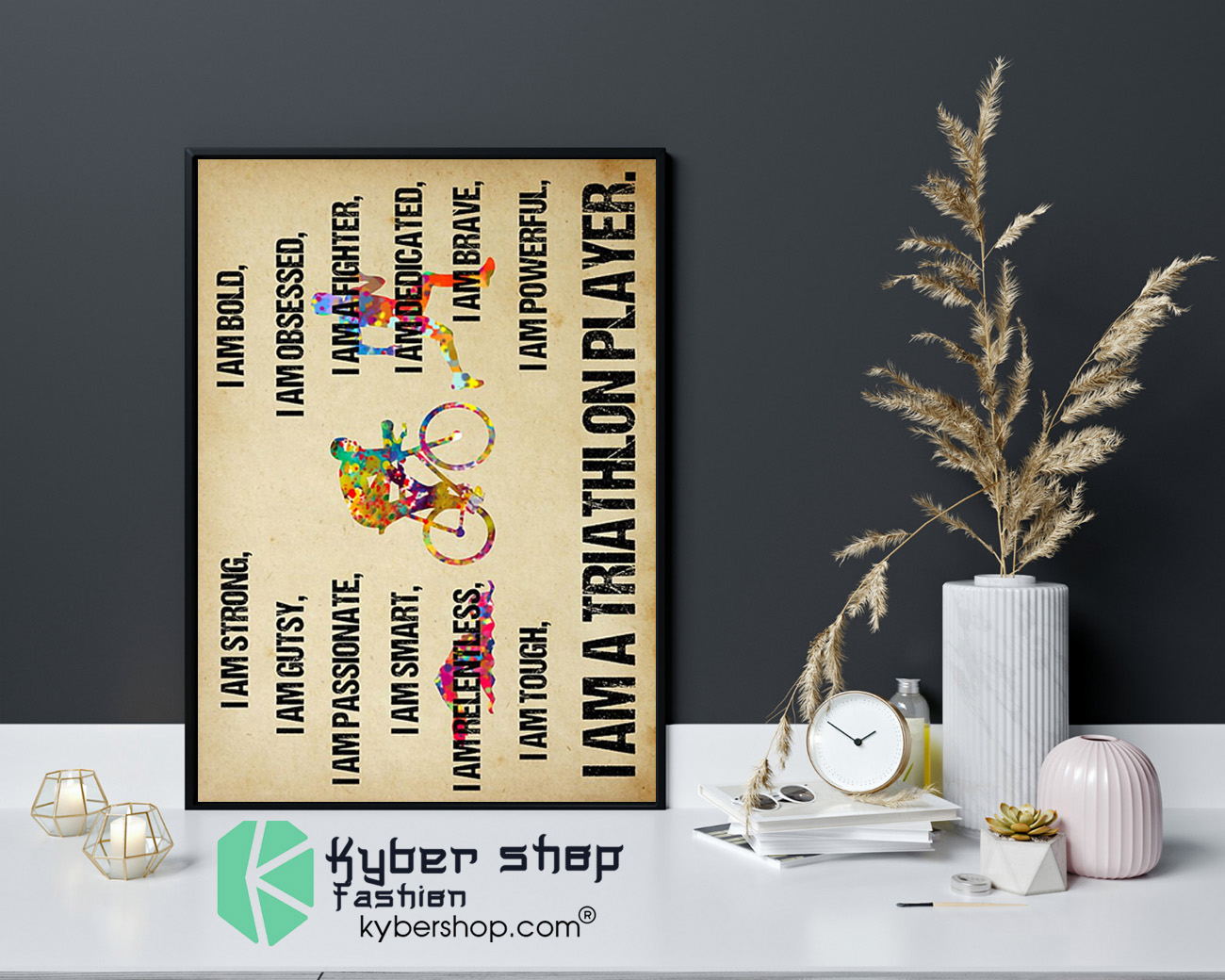I am a triathlon player poster 3