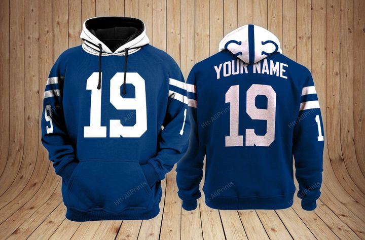 Indianapolis colts custom name hoodie