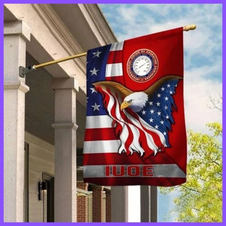 International Union of Operating Engineers American flag eagle flag 2 International Union of Operating Engineers American flag eagle flag 2