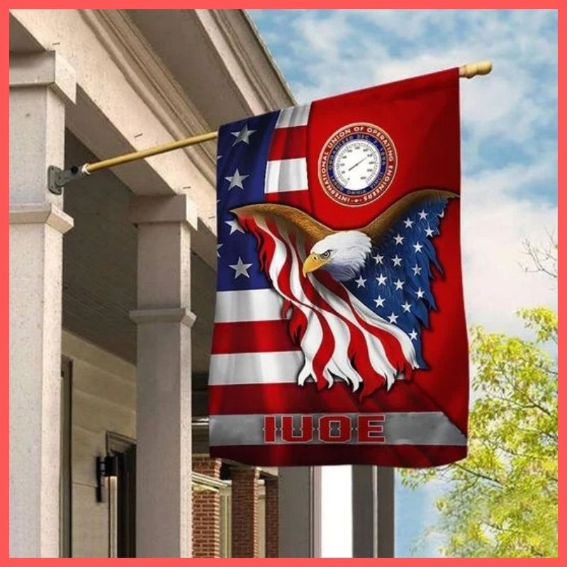International Union of Operating Engineers American flag eagle flag 4 International Union of Operating Engineers American flag eagle flag 3