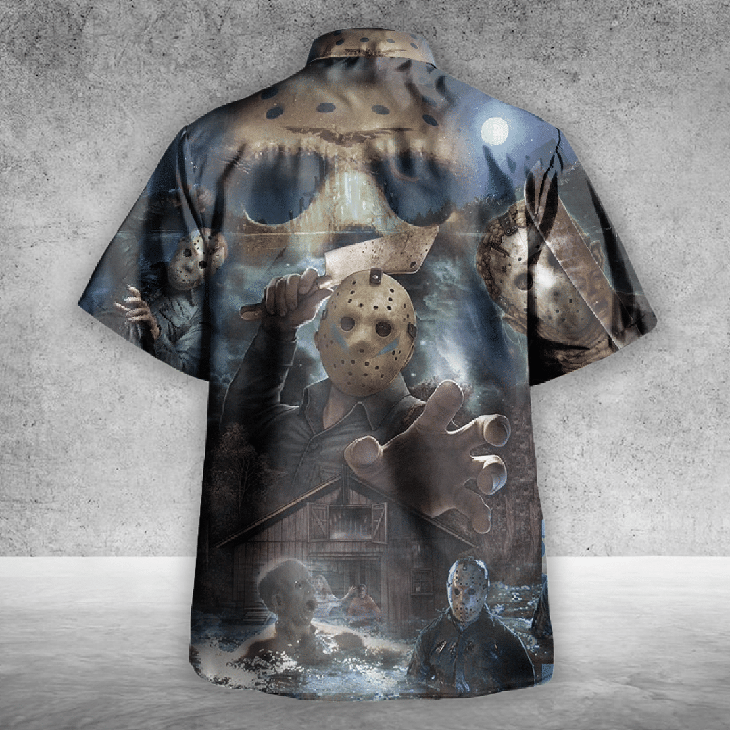 Jason Voorhees Hawaiian Shirt 3 Jason Voorhees Hawaiian Shirt1