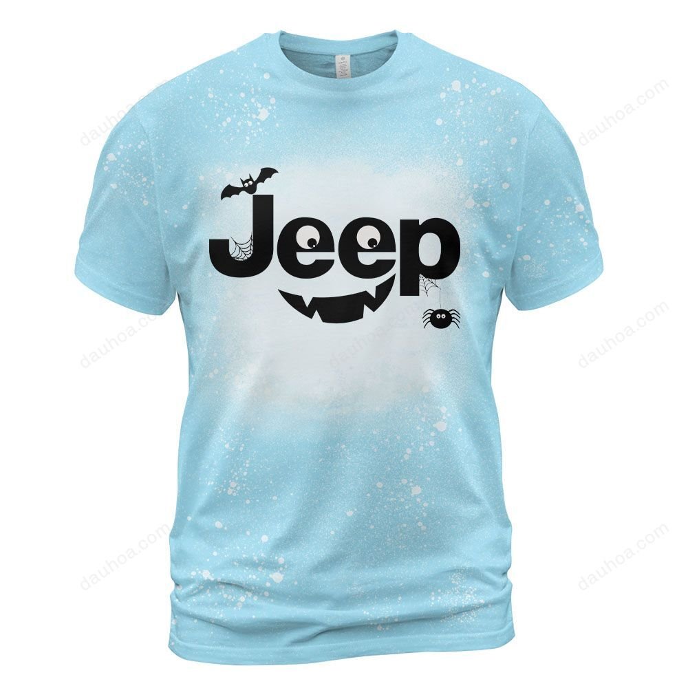 Jeep Boo Halloween bleach T shirt 12 Jeep Boo Halloween bleach T shirt 11
